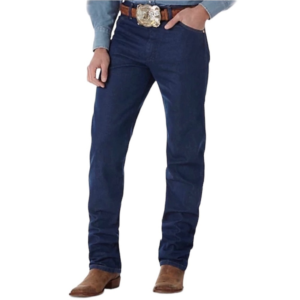 Mens Wrangler 13MWZ Cowboy Cut Original Fit 34x29 Prewashed Indigo NWOT